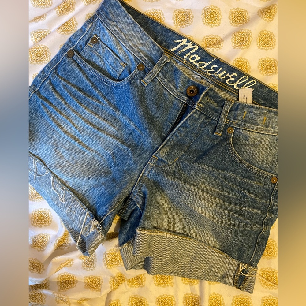Madewell midlength denim shorts